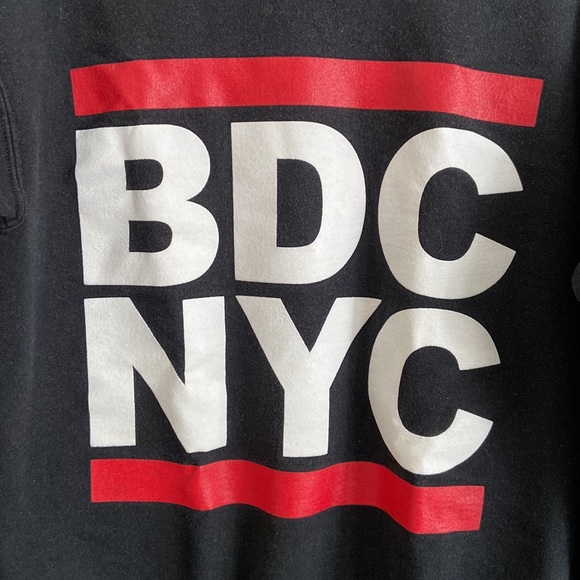 Vintage Broadway Dance Center NYC black crewneck BDCNYC Small - Picture 2 of 6